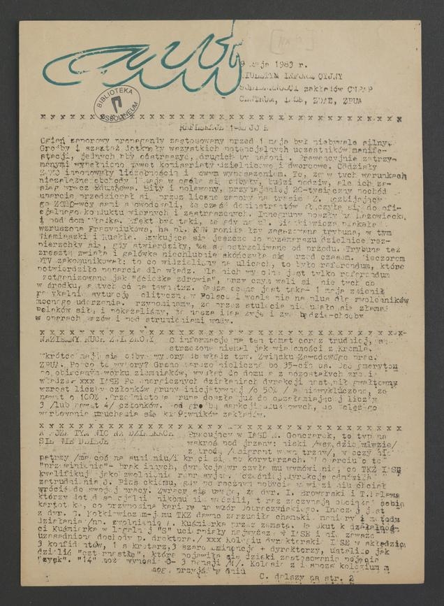 Aut&nbsp;: biuletyn informacyjny Solidarności Zakład&oacute;w CNPAE: Centrum, IASE, ZDAE, ZPUA. 1983, numer&nbsp;4