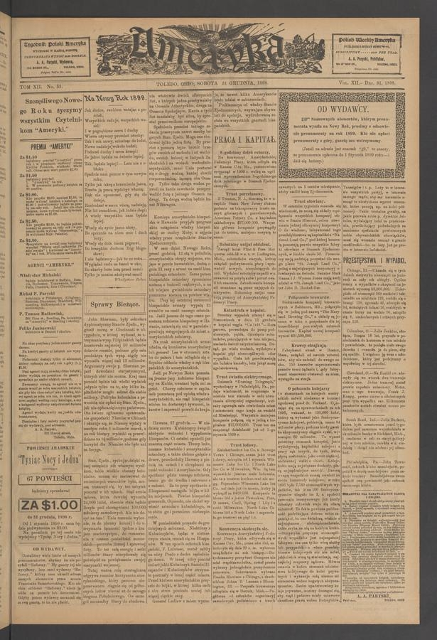 Ameryka. Tom 12, 1898, numer 53