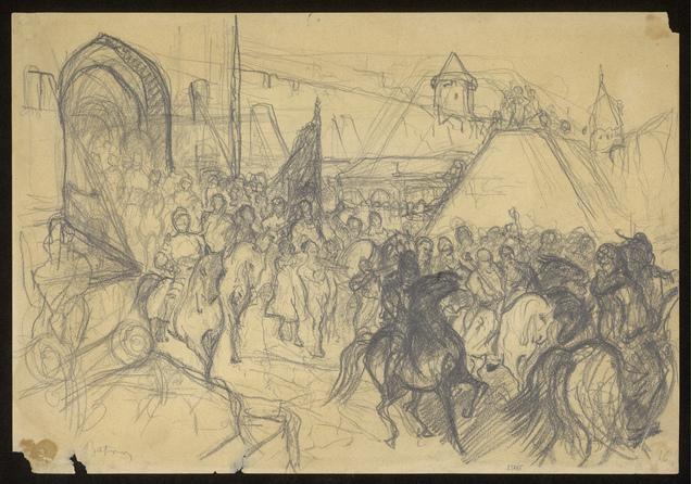 Szkic kompozycji historycznej