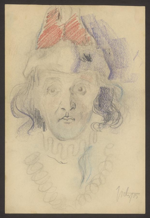 Studium głowy męskiej