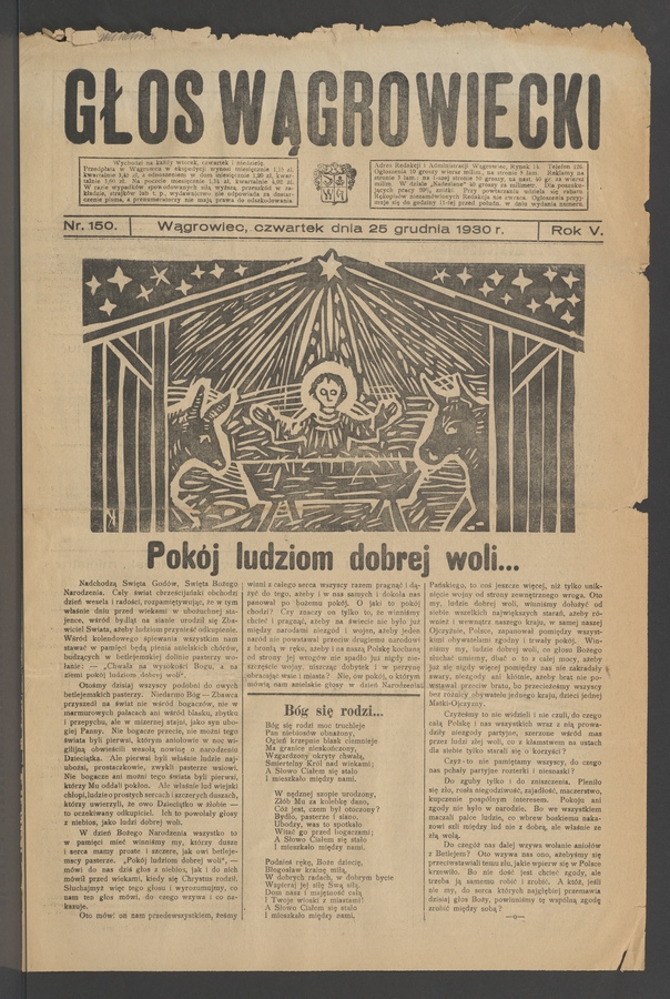 Głos Wągrowiecki. Rok 5, 1930, numer 150