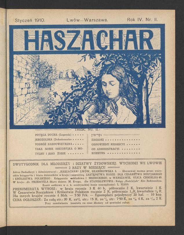 Haszachar. Rok&nbsp;4, 1910, numer&nbsp;2