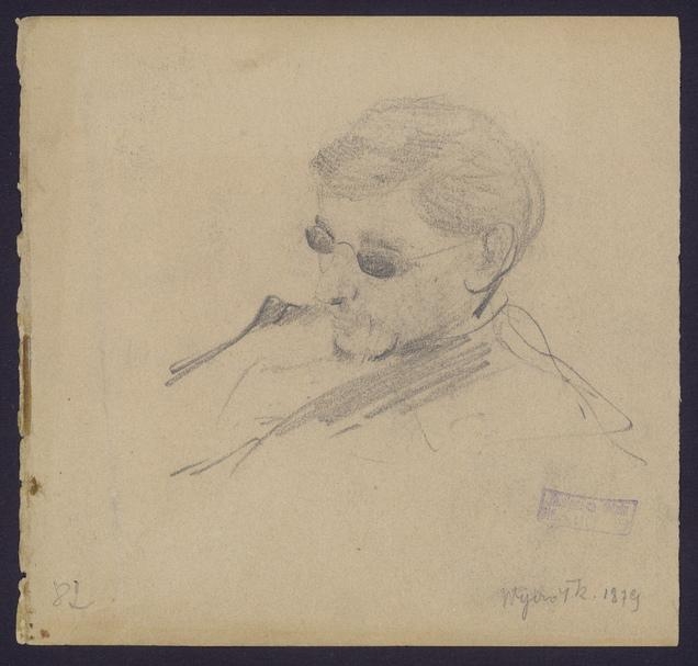 Mężczyzna w czarnych okularach