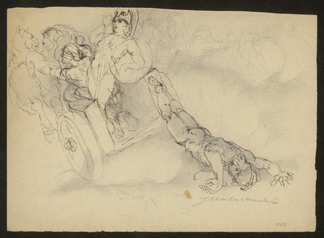 Achilles włóczący zwłoki Hektora